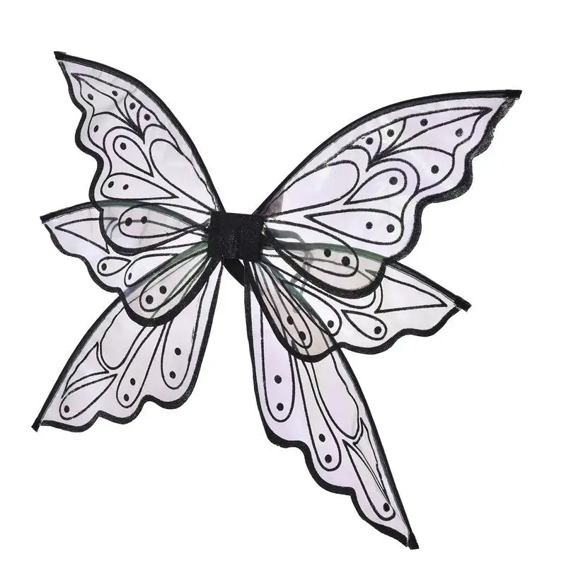 

Крылья-бабочки, принцесса, сказочные крылья-бабочки, складные сказочные аксессуары для одежды на Хэллоуин, аксессуары для косплея