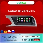 Автомобильный мультимедийный плеер Carplay для Audi A4 B8 2009-2016, 8 ядер, 4 + 64 ГБ