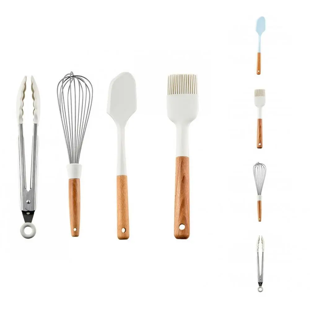 

Egg Whisk Unique Non-Slip Smooth Bright Color Butter Scraper for Bakery Oil Brush Butter Scraper