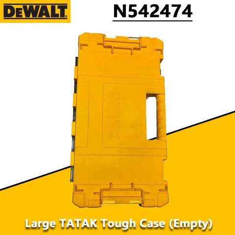 DEWALT N 542474   Большой прочный чехол, отвертка, штабелируемая комбинированная коробка для бит, ящик для хранения деталей, аксессуары для ручных инструментов