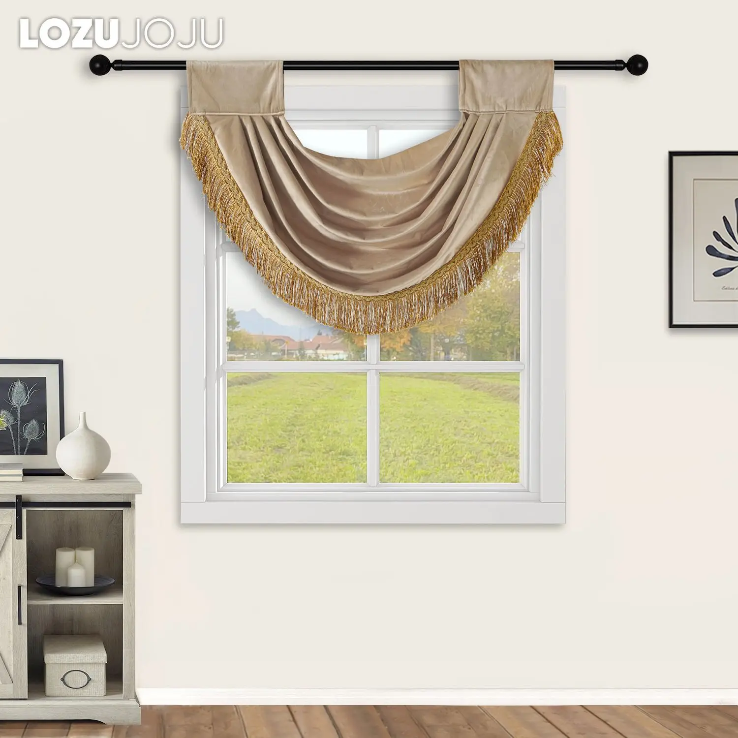 Плотная занавеска LOZUJOJU в европейском стиле балдахин с кисточкой для маленьких