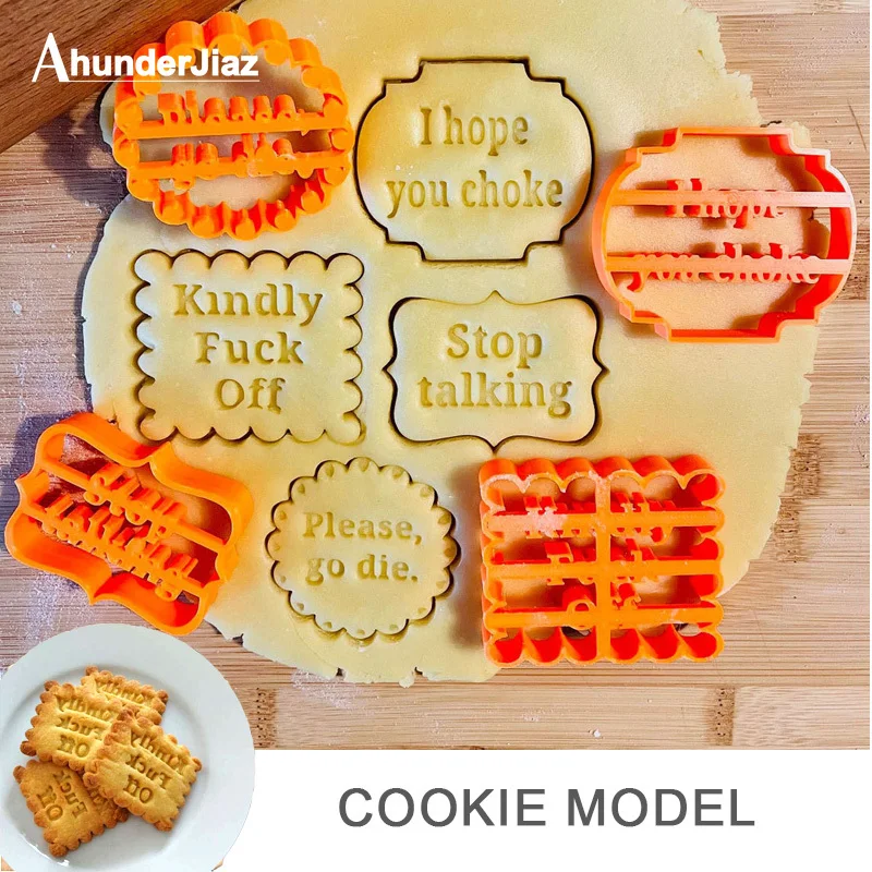 

Bread Model Biscuit Mold Blessing Biscuit Mold Baking Fondant Knife Cookie Stamp Pastry Tool Baking Accessories