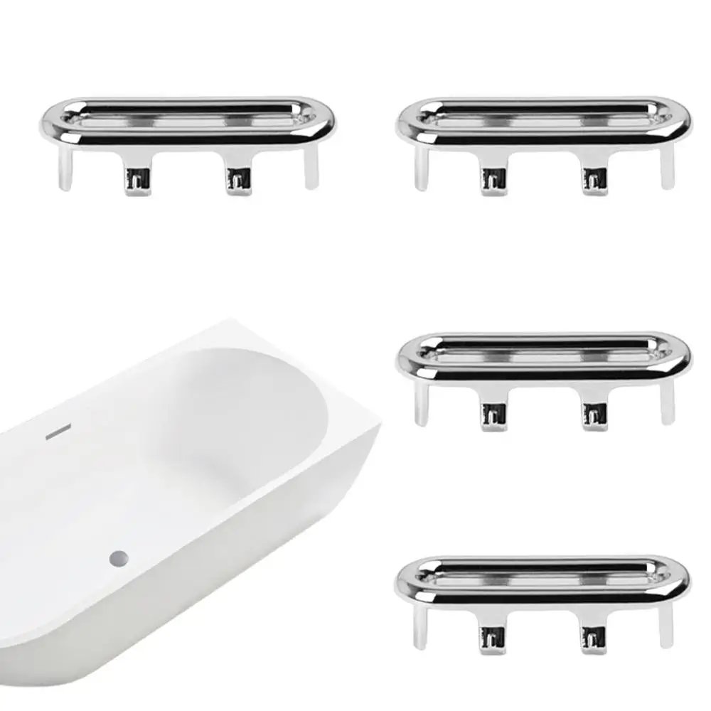 

Крышка для перелива раковины, 4X, сменная овальная сливная крышка для раковины, ванной комнаты, сливная пробка для раковины, сливная пробка для раковины в ванной комнате, переливная пробка