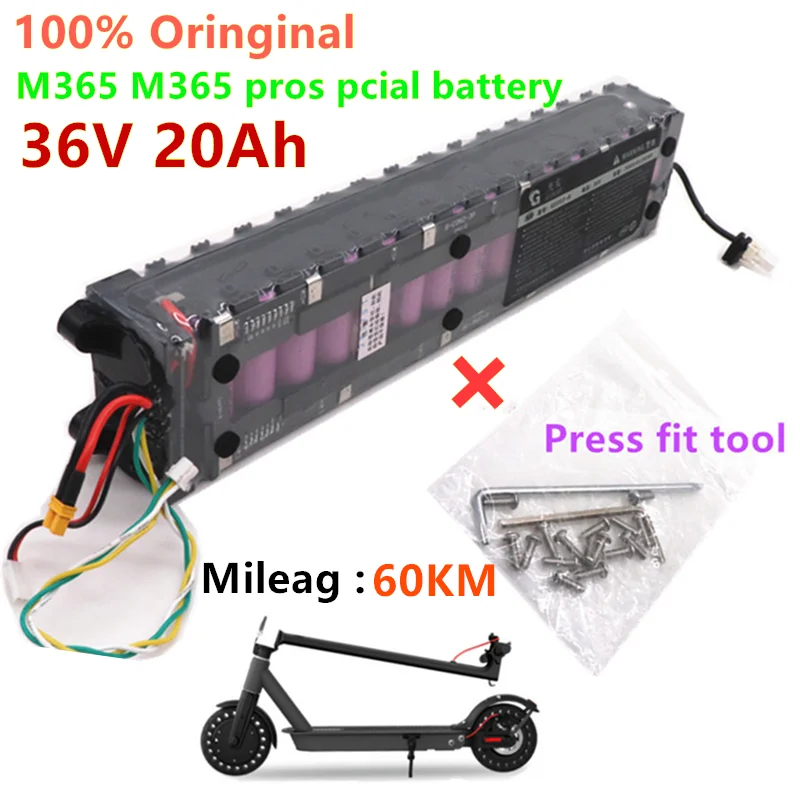 

100% original 36V 20ah Xiaom m356 special battery pack 36V battery pack 20000mah installation 60km + media adjustment tool