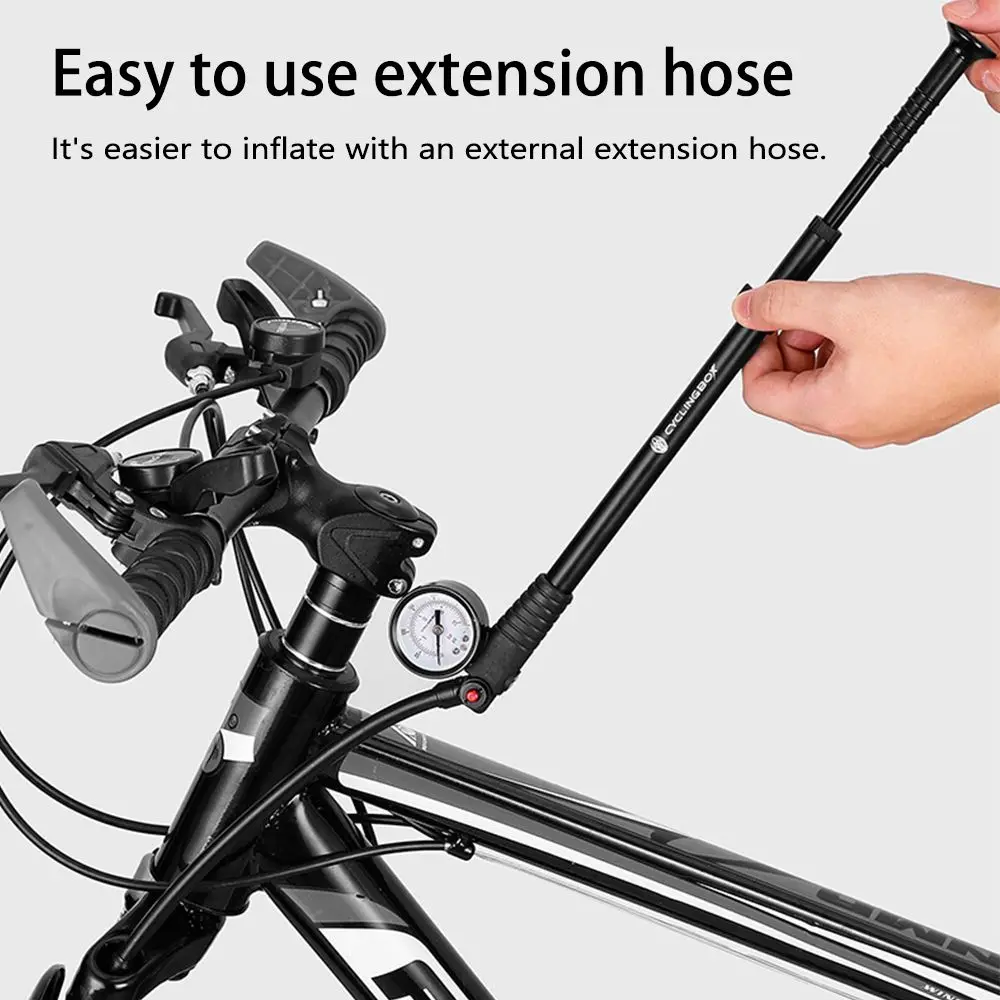 

Портативный насос, аксессуары для дорожного велосипеда, алюминиевый сплав, передняя ручка, удлинитель для горного велосипеда