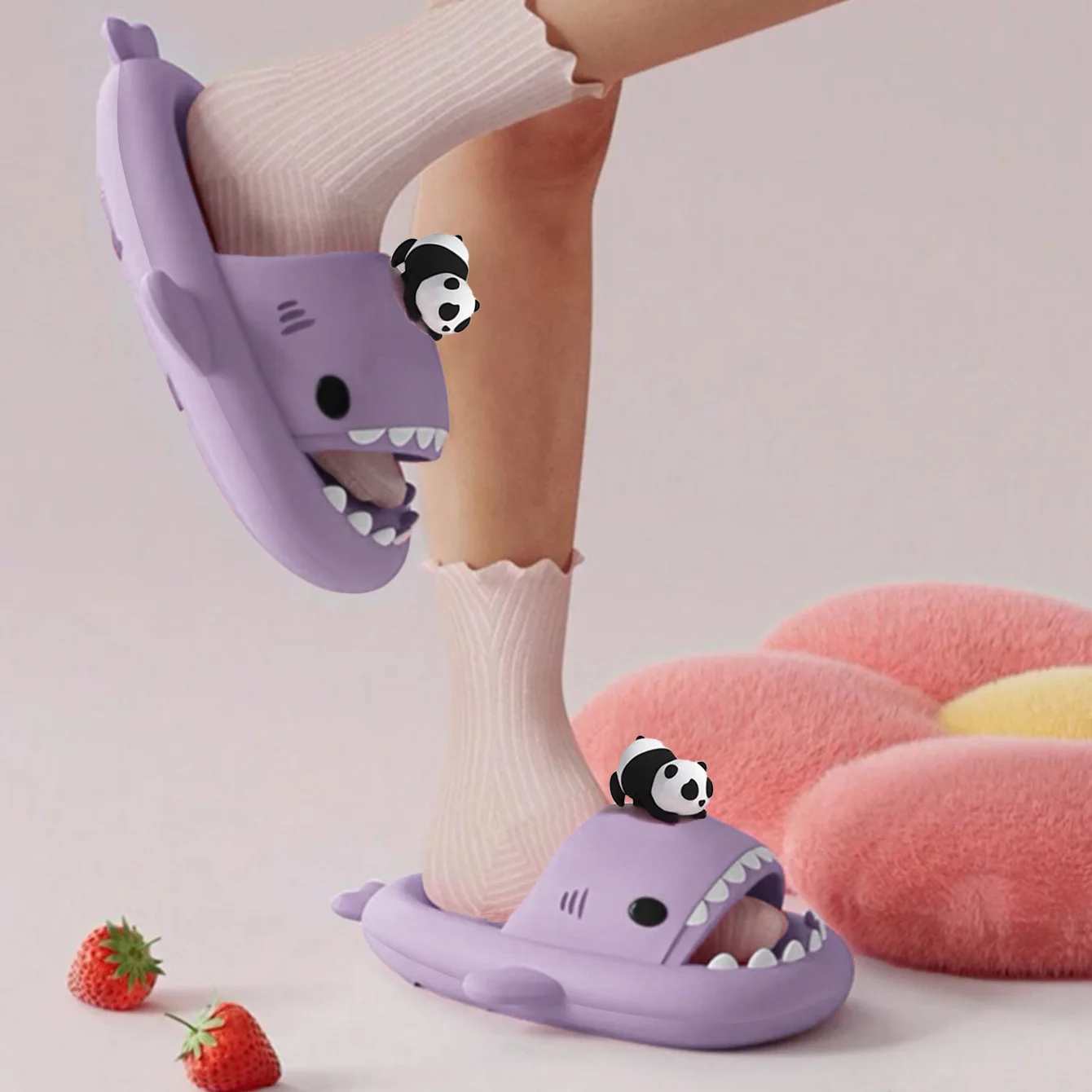 이식! 2024 Milaya Panda „Make It Yourself” Letnie klapki dla mężczyzn i kobiet z grubą podeszwą o grubości 4 cm