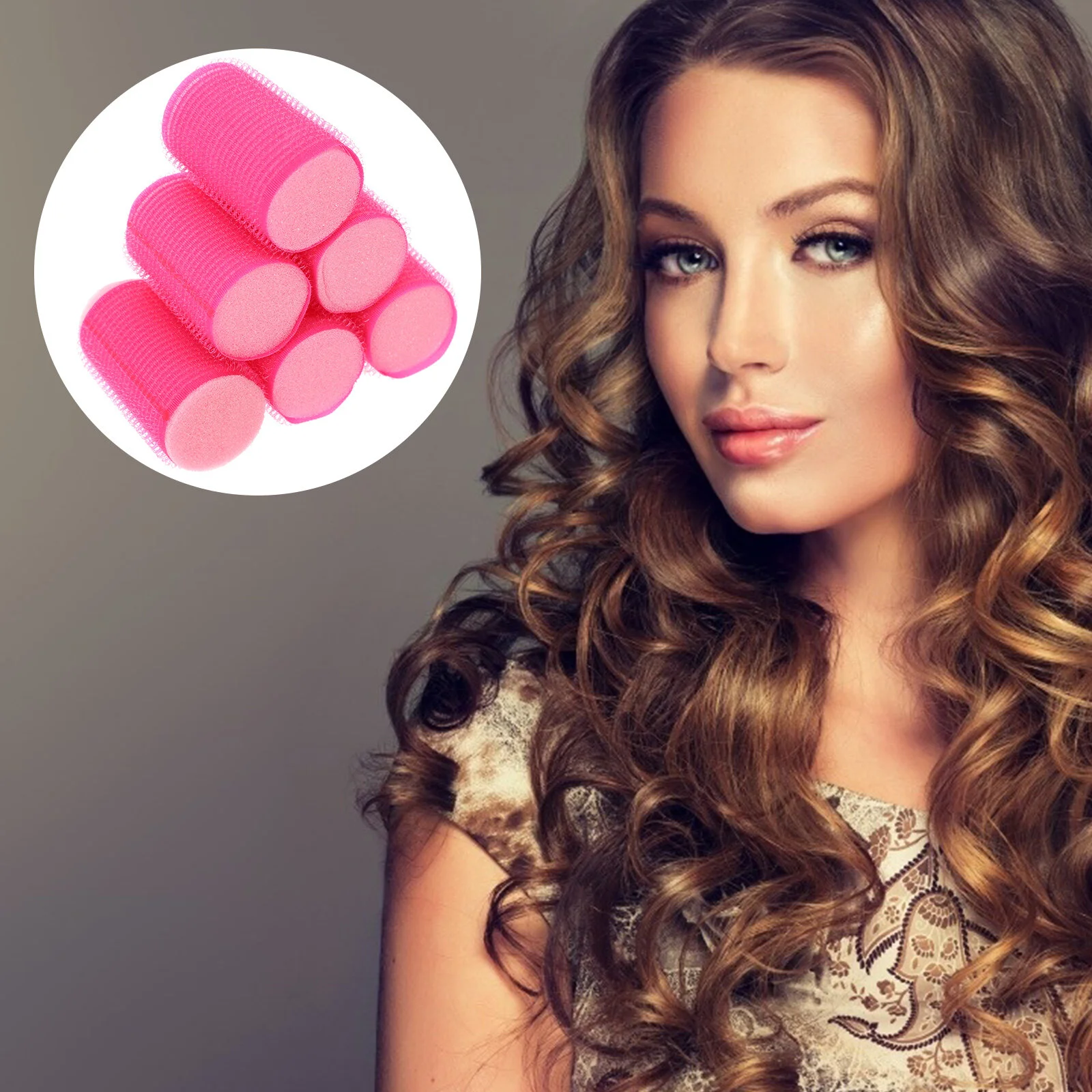 

8 Pcs Curling Iron Curlers Short Hair Sponge Roller Stick Modeling Women Woman Styling Tool