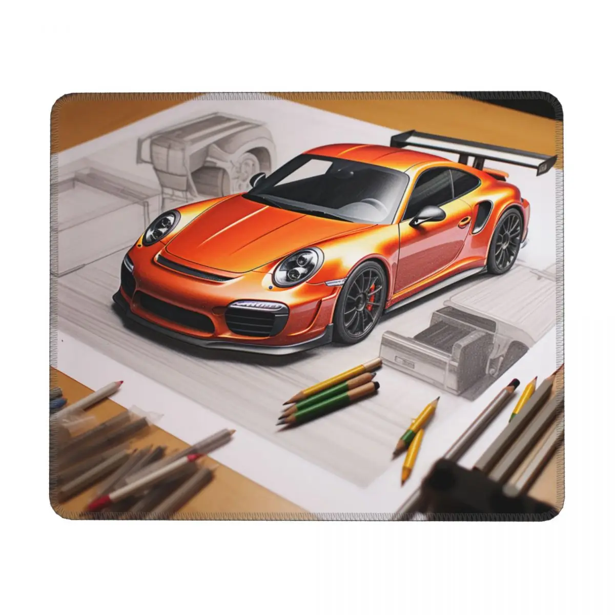 Art Rubber Desk Mousepad Non Slip Simple Fantasy Mouse Pads