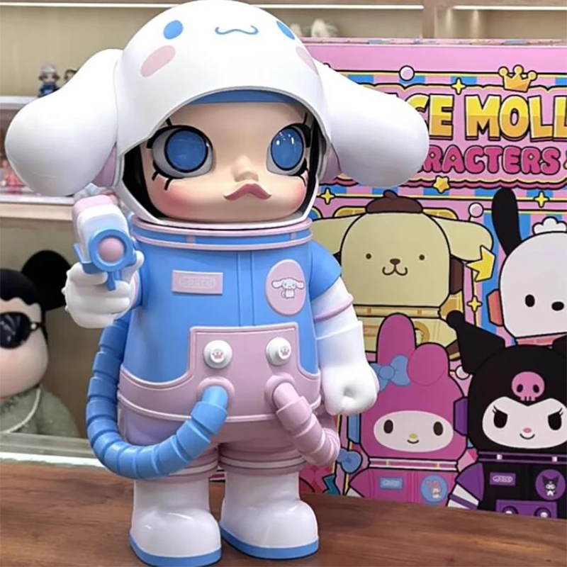 Подлинная семейная серия Sanrio Mega Space Molly 400% экшн-фигурка аниме Hello Kitty милая фигурка