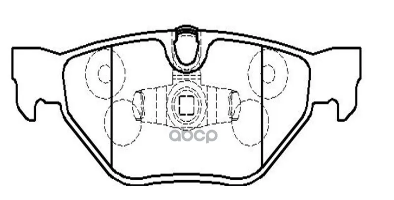 CKB 24_колодки дисковые задние!\ BMW E87/E82/E88/X1 2.0i/3.0i/2.0D 04 CTR арт. 24|Лампы для