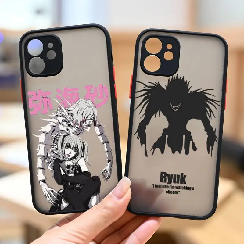 

Manga Death Note Ryuk Phone Case IPhone 12 11 13 14 Pro Max X XR XS SE2020 7 8 Plus Hard Shockproof Cover Case
