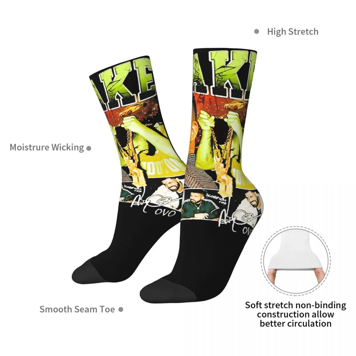 Носки унисекс для бега в уличном стиле