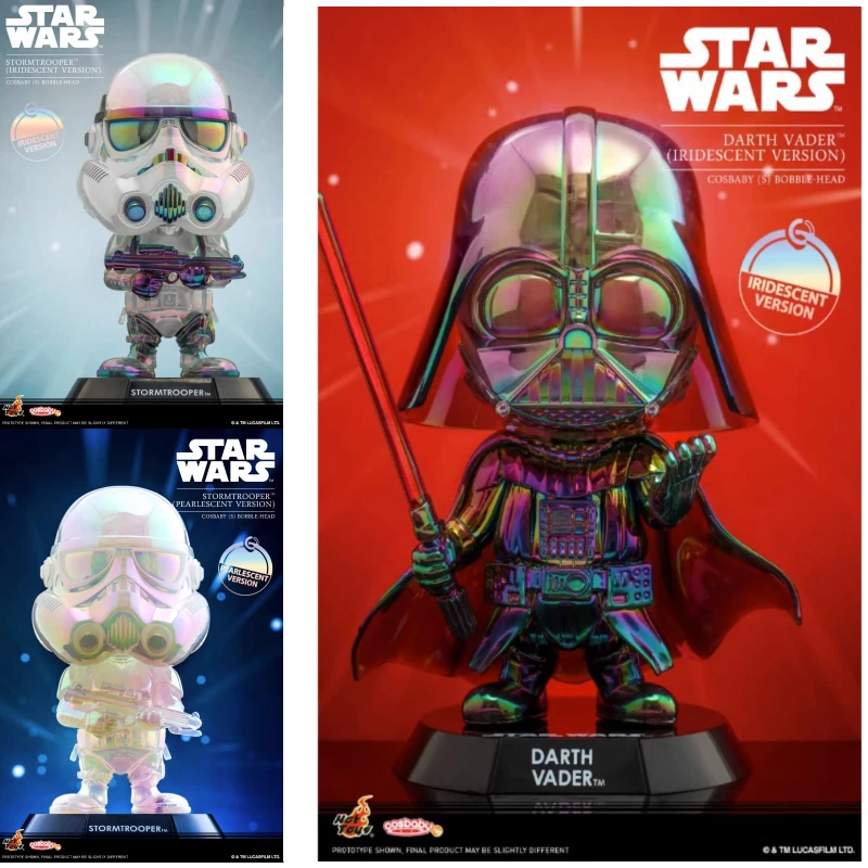 

Hottoys HT cosbaby Star Wars Q Edition (Color&Pearl Edition) Mini Collection Doll Toys Christmas Day Birthday Gift