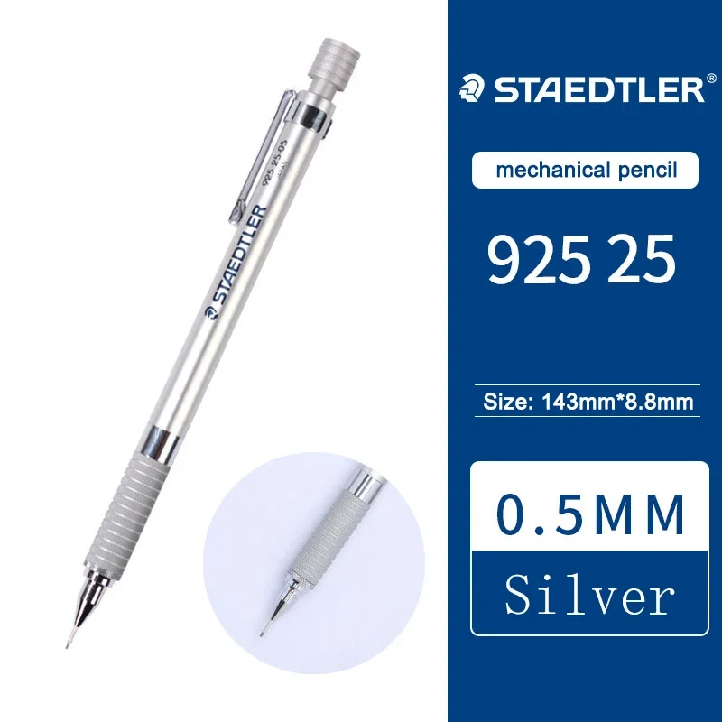 

Механический карандаш Staedtler 925 25 | 35 Студенческий рисунок 0,3 | 0.5 | 0.7 | 0.9 | Низкий центр тяжести 2,0 мм нелегко сломать