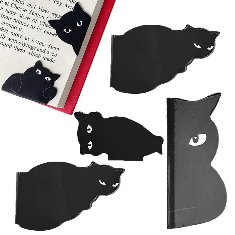 

Магнитные закладки для книг для влюбленных, 6 шт., Симпатичные зажимы в виде кошки, закладки для книг для женщин, учителей, студентов, любителей книг
