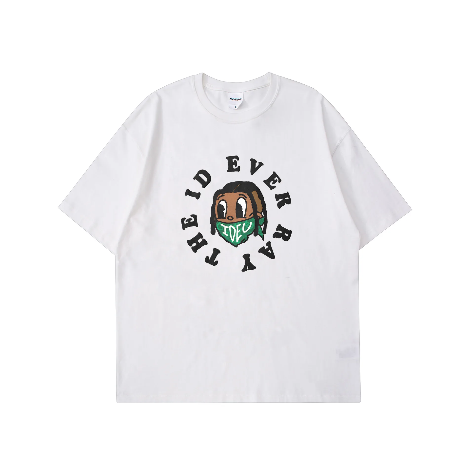 

Новинка лета 2022, хлопковая футболка в американском стиле с принтом для пары, футболка с коротким рукавом, Топ