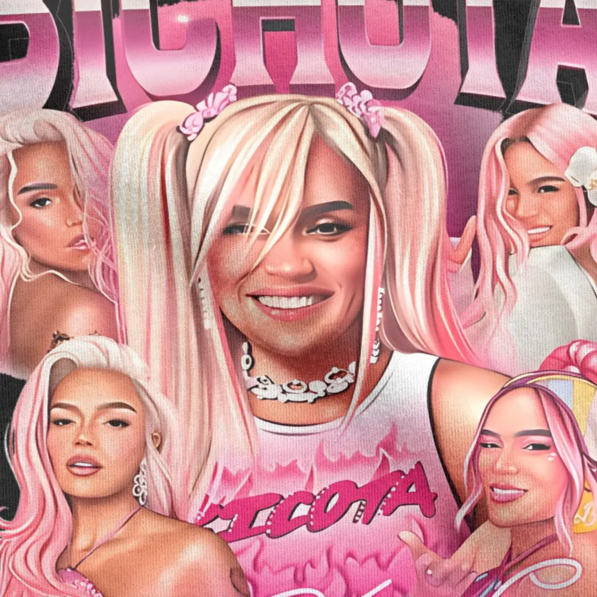 Bichota сезон Karol G футболки для мужчин и женщин 100% хлопок Уникальные Reggaeton