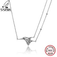 ssteel authentic 925 silver choker necklace woman punk design engagement necklaces 2022 trend accessories fashion jewellery