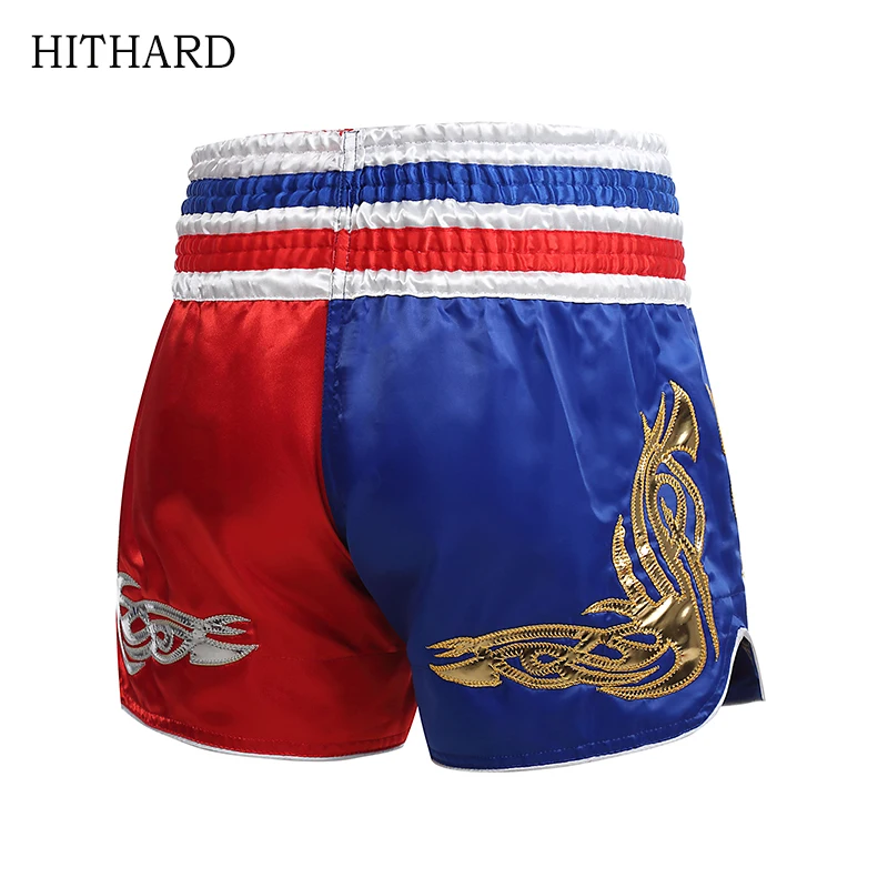 Мужские шорты для тайского бокса женские детские штаны кикбоксинга атласные