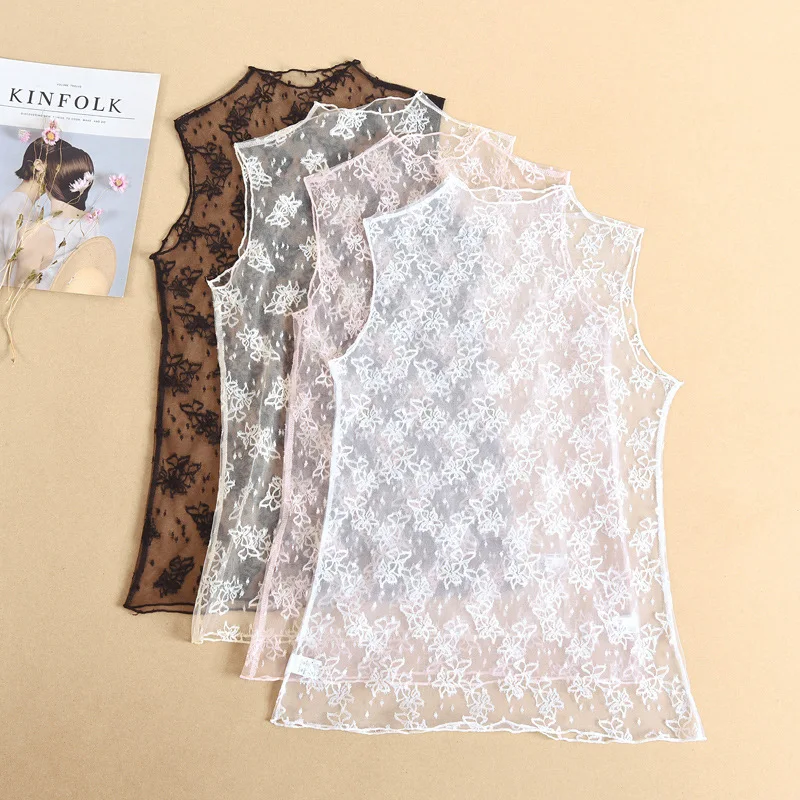 

Новые весенние кружевные искусственные воротники для женской рубашки, съемные воротники, Декоративные искусственные воротники без рукавов