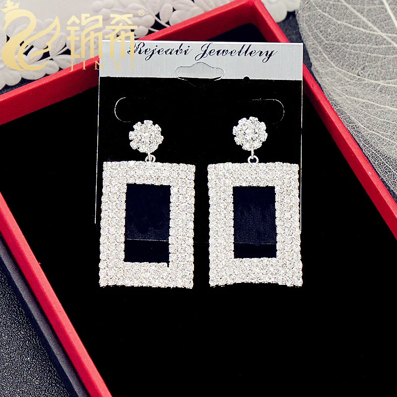 

New Exaggerated Geometric Big Earrings Female Sexy Nightclub Personality Trendy Temperament Korean