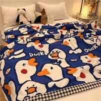 ins duckling quilt can be washed the cartoon in the summer and the quilt single double two people