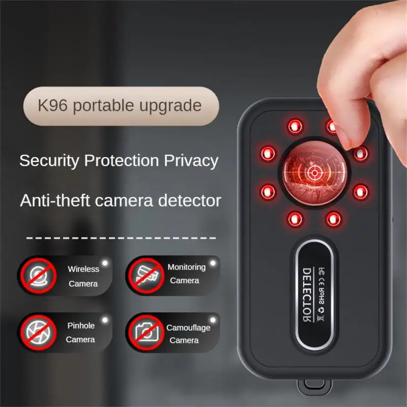 

Camera Detector K96 Anti-candid Camera Compact Anti-peep Portable Monitoring Equipment Scanner Infrared Anti-surveillance