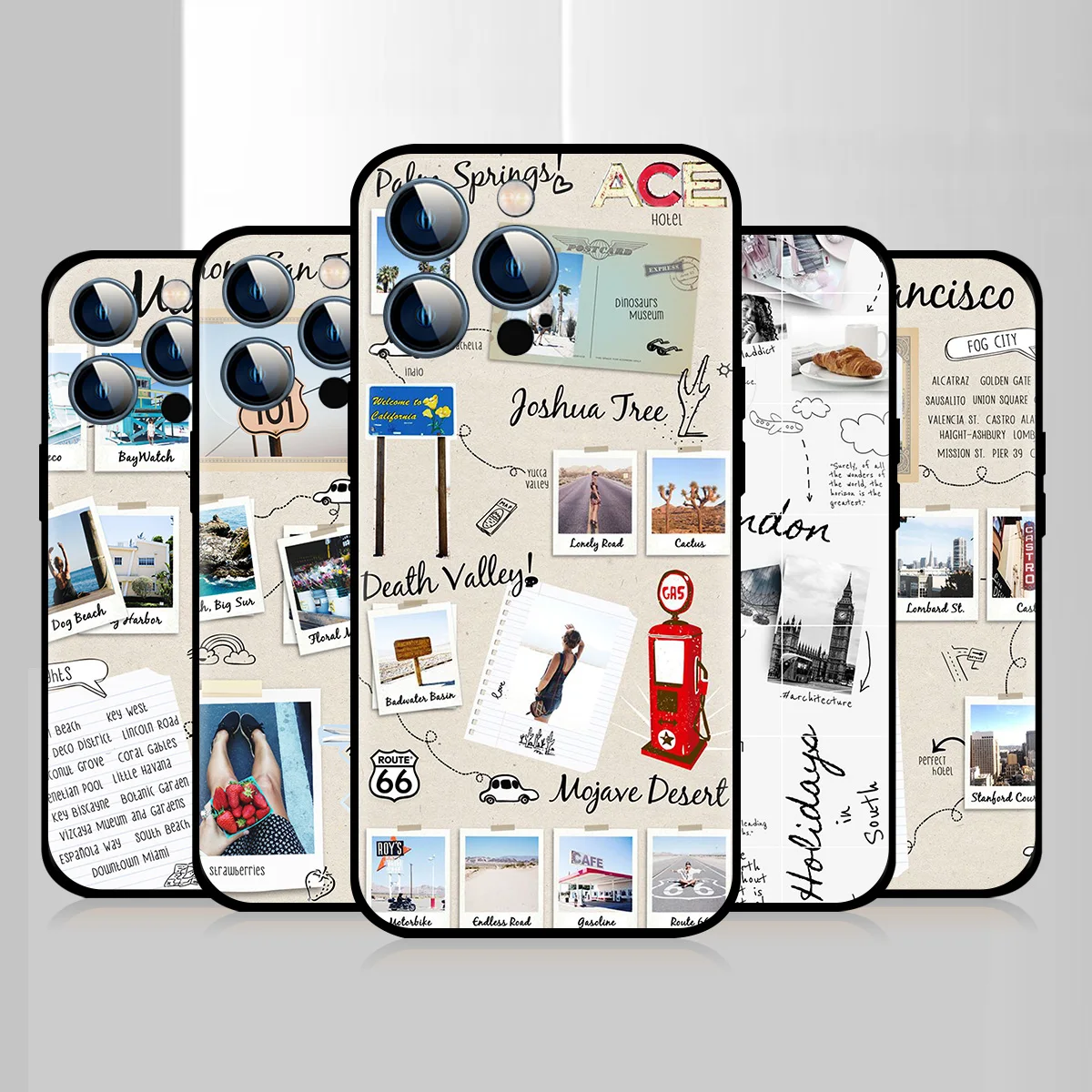

Global Travel Diary Black Soft Case For Apple iPhone 14 12 13 Mini 11 Pro Max X XS XR 7 8 Plus 6 6S 2020 Funda Phone Covers