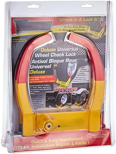 

Wheel Chock Lock-Yellow/Red