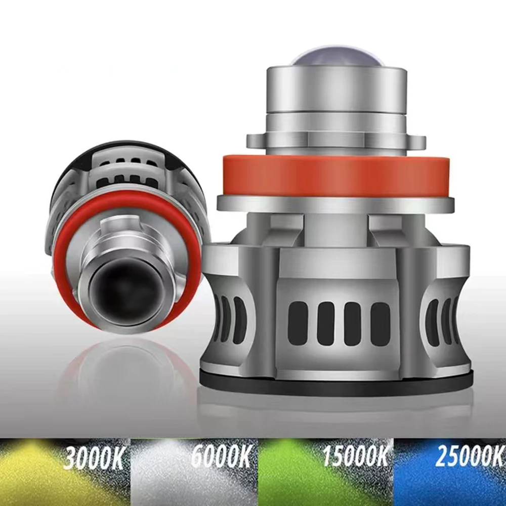 

2Pcs H11 Led Canbus Len 6000K HB3 HB4 9005 9006 H7 H8 H9 HB3 HB4Car Head Bulb Lamp Car Headlight Auto Fog Lights