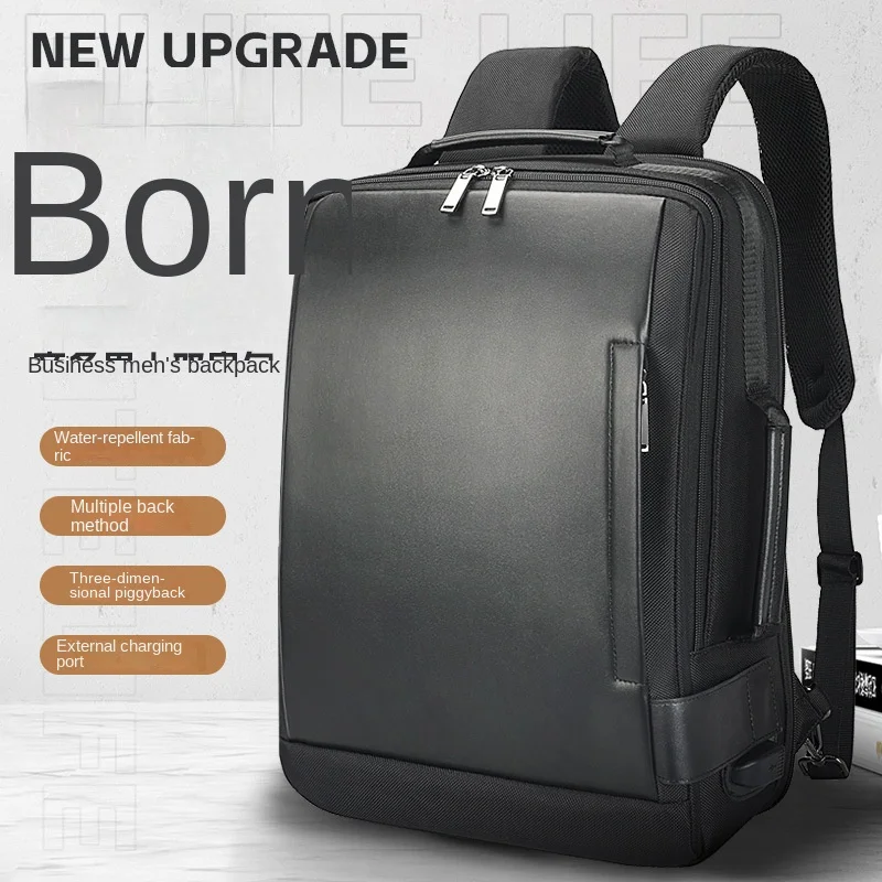 Рюкзак Swicky мужской из искусственной кожи деловой дорожный ранец для компьютера