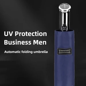 Автоматический зонт UPF50 + для мужчин и женщин, оригинальные складные зонтики 10 ребер, защита от УФ-лучей, от солнца, 2020