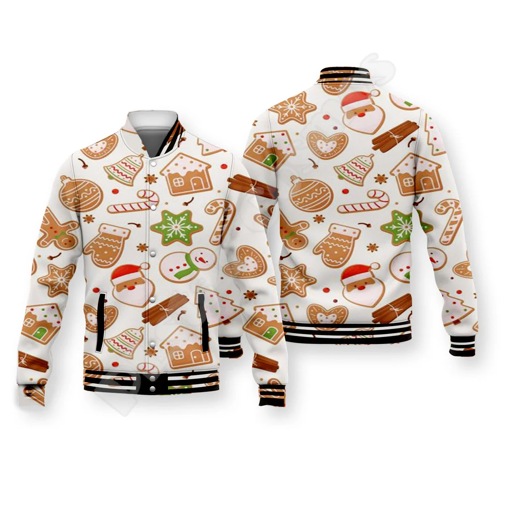 Рождественский узор Санта Клауса Рождественская елка олень зимнее теплое пальто