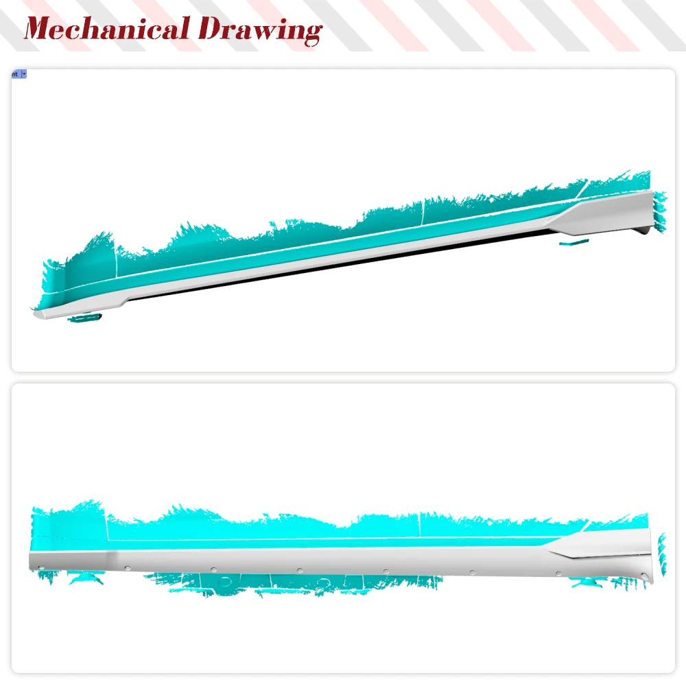 Боковые юбки автомобиля фартуки с удлинителем для Tesla Model S клетчатый седан