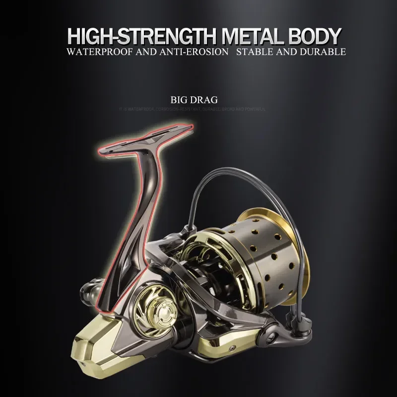 Спиннинговая катушка для серфинга на карпа 30 кг мощность сопротивления 10 + 1bb