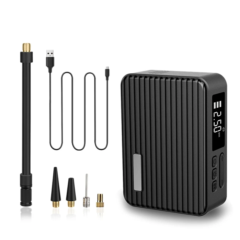 

Tire Inflator Portable Air Compressor Cordless Fast Inflator Tire Pump Digital Pressure Gauge Air Pump For Car Tires