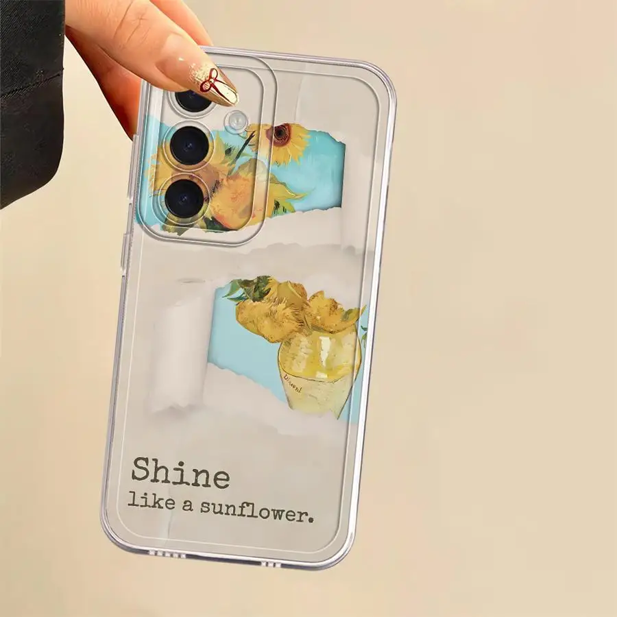 Чехол для Samsung Galaxy A32 A52s A50 A52 A16 A21s A71 A12 A72 A31 A51 Прозрачный чехол Van Gogh Art (art.: 3920cfe5e30f2) - 3920cfe5e30f2