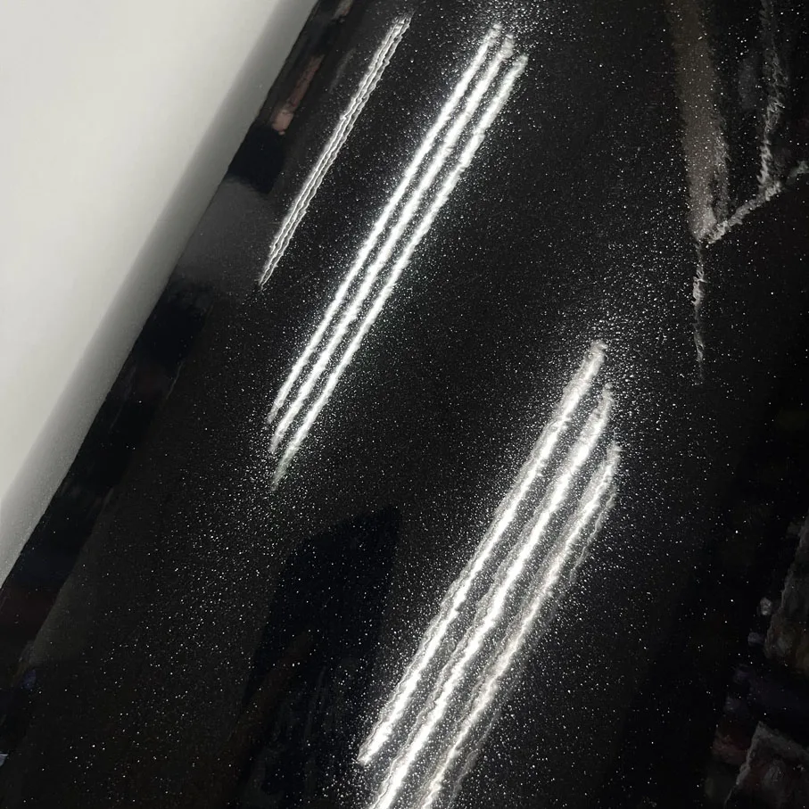 

Блестящая перламутровая блестящая Черная Виниловая пленка-наклейка глянцевая черная самоклеящаяся виниловая пленка без пузырей для консоли компьютера ноутбука