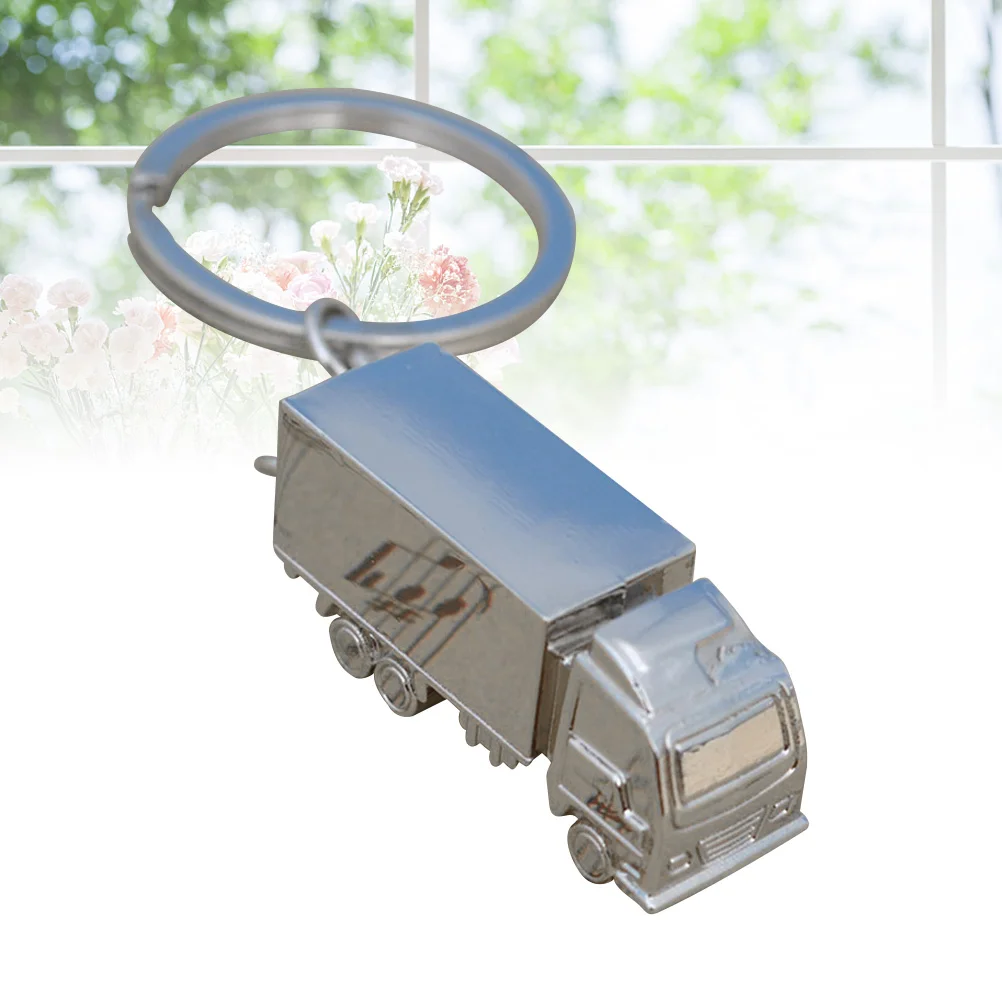 

Truck Pendant Keyring Charm Lorry Metal Cool Creative Gift Keyfob Purse Bag Decor Key Holder Party Favor