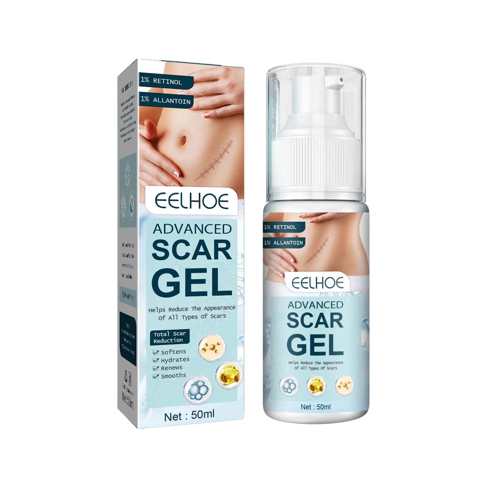 

Scar Removal Cream Gel Pimple Scars Stretch Marks Remove Burn Surgical Scar Fading Smooth Body Face Skin Care