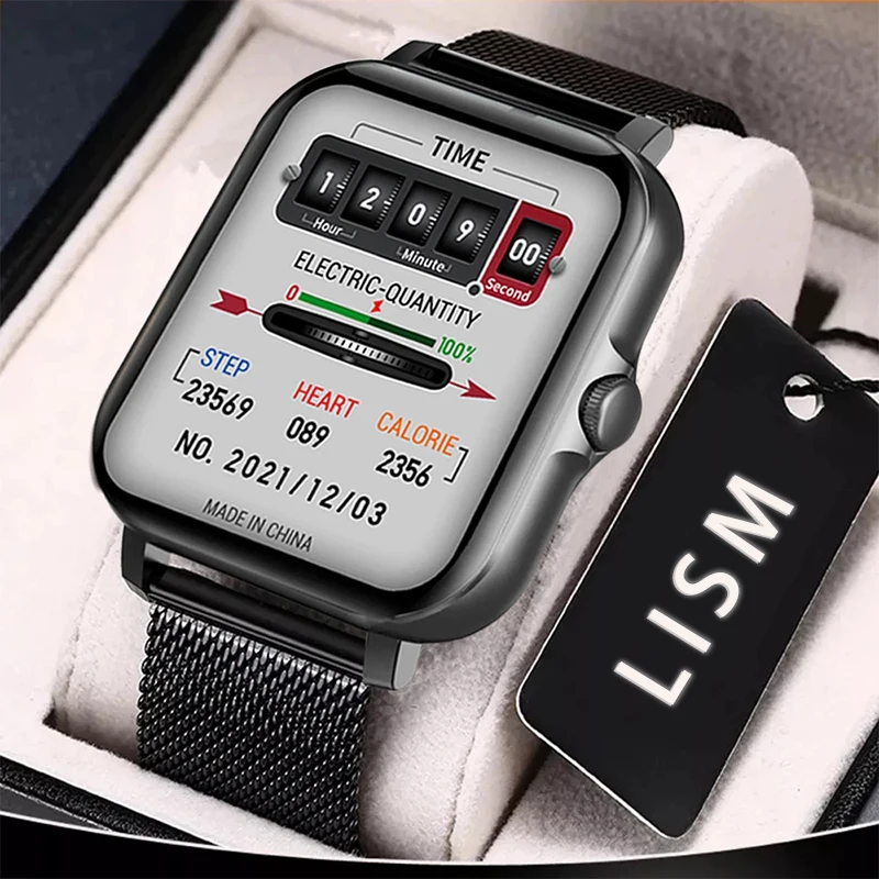 2022 New Bluetooth Answer Call Smart Watch Men Full Touch Dial Fitness Tracker IP67 Waterproof |