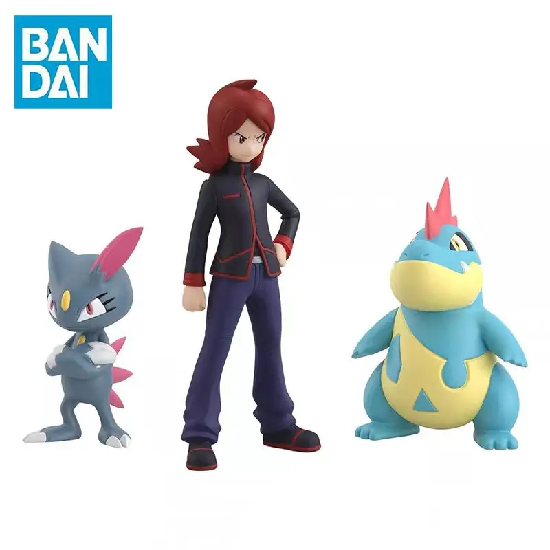 

Original BANDAI Pokemon Scale World Jotoh Region Silver & Croconaw & Sneasel In Stock Anime Action Collection Figures Model Toys