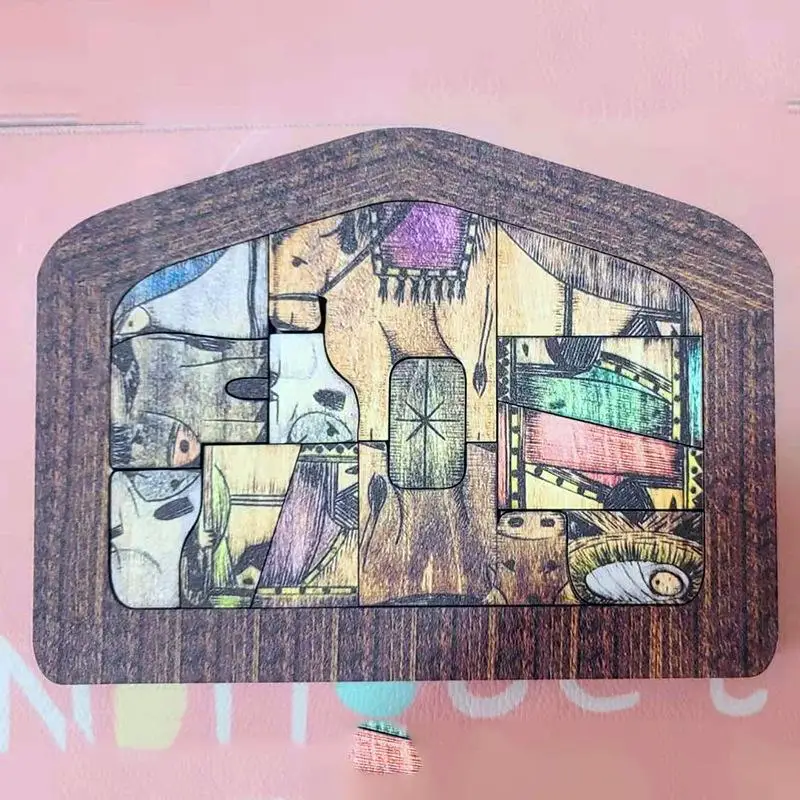 

Пазл для рождества, деревянный пазл с изображением Иисуса