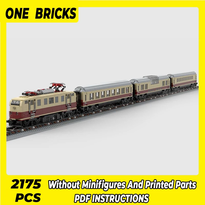 

Technical Moc Bricks City Car Model Rheingold Express Train Modular Building Blocks Gifts Toys For Children DIY Sets Assembling