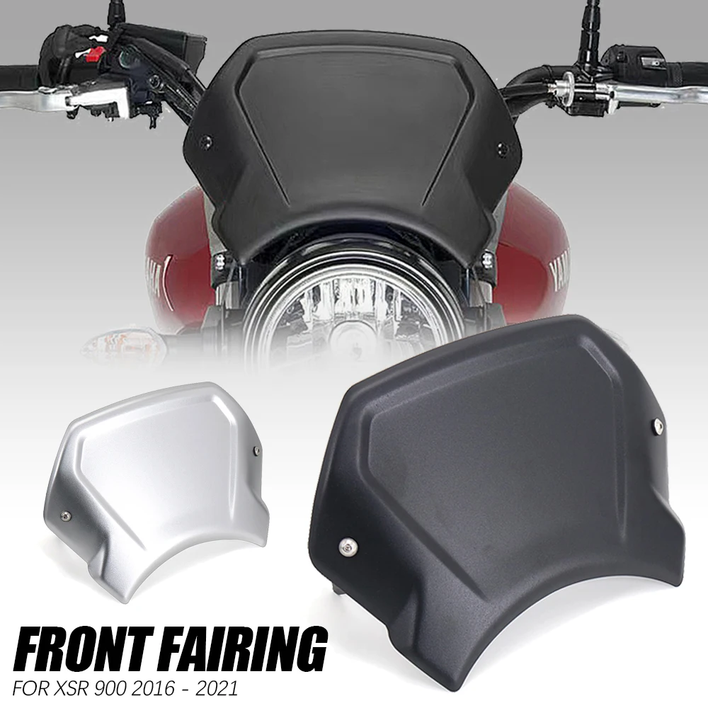 

2016 - 2021 Motorcycle Accessories Cafe Sports Frontal Plate WindScreen Windshield Deflector FOR YAMAHA XSR900 XSR-900 XSR 900