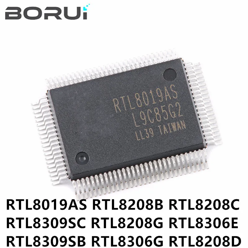 (5 шт.) RTL8019AS RTL8019AS QFP-100 RTL8208B RTL8208C RTL8208D RTL8208G RTL8306E RTL8306G RTL8309SB RTL8309SC QFP-128 чипсет