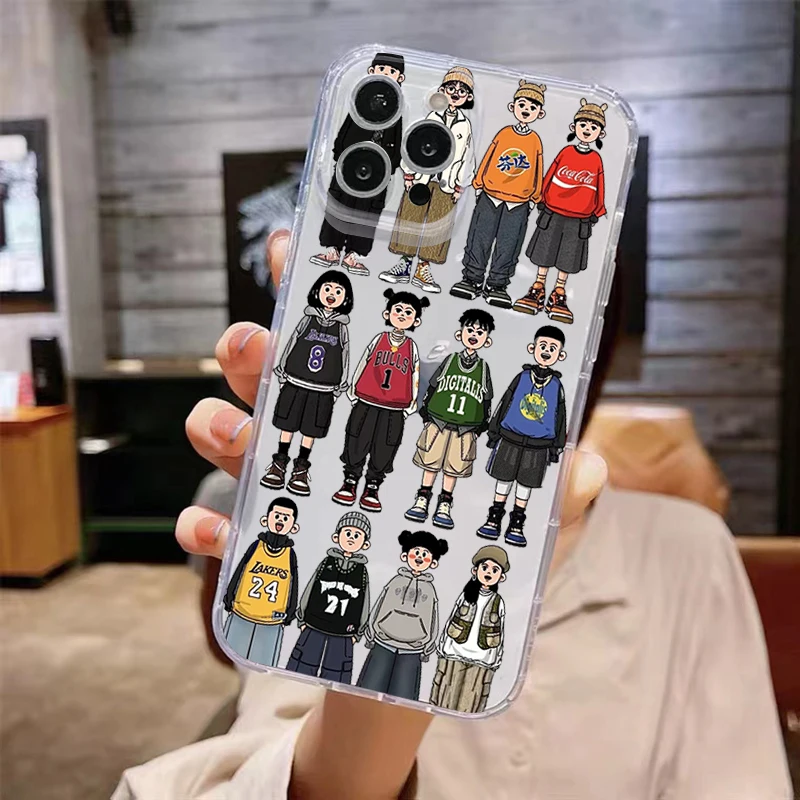 

Fashion Creative Cartoon Phone Case For iPhone 11 13 Pro Mini 12 Max X XR XS Max SE 2020 8S 7S 6S Plus Soft Silicone Cover Funda