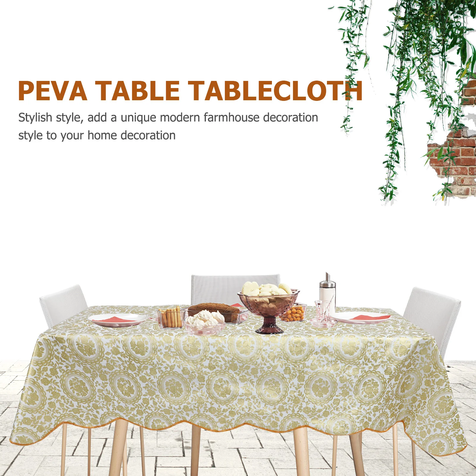 

1pc Durable Delicate Practical Dining Tablecloth Restaurant Tablecloth for Party