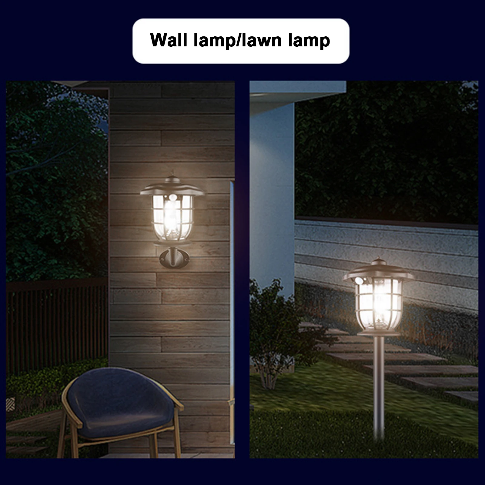 ZK20 Solar energy outdoor lighting courtyard lawn mosquito repellent and fly killing lamp light control sensor + human body sens