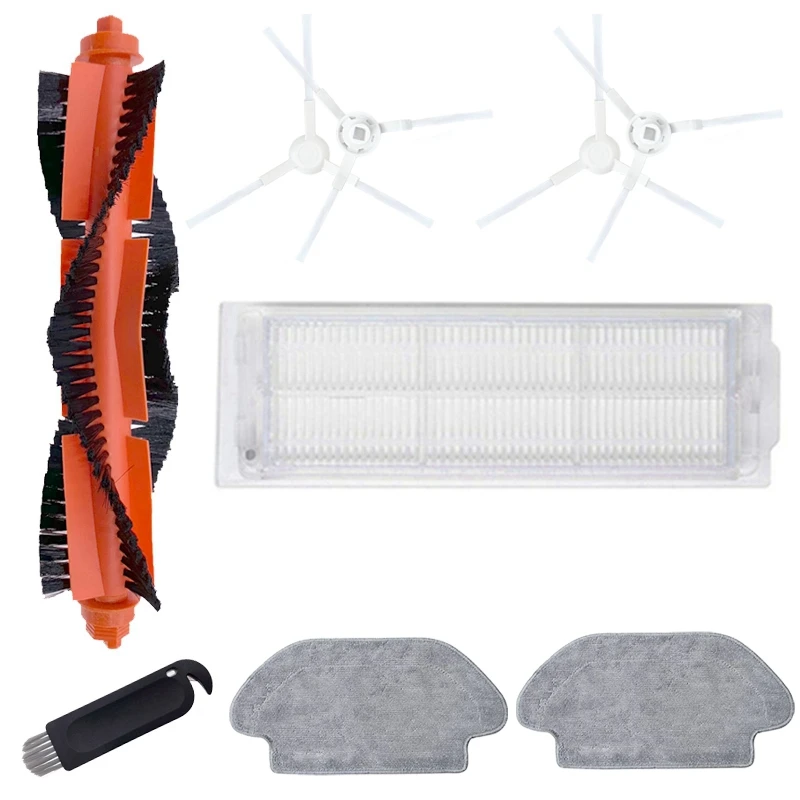 

Круглая щетка, белая щетка, фильтр НЕРА, насадка на швабру для робота-уборочной машины Xiaomi MIJIA STYJ02YM, Сменные аксессуары